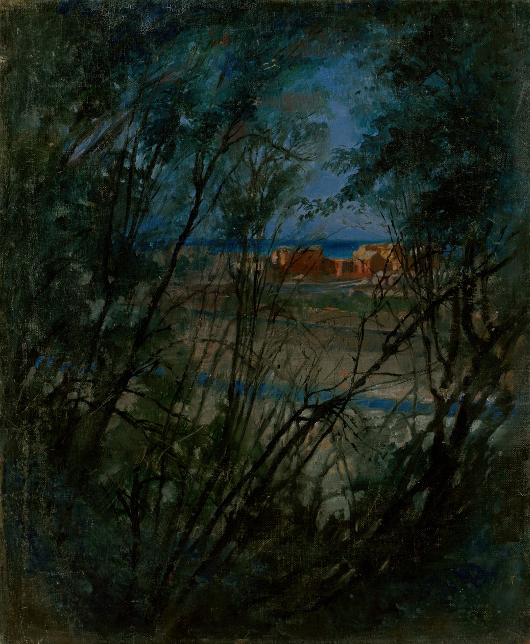 Blue Landscape od Laszlo Mednyanszky