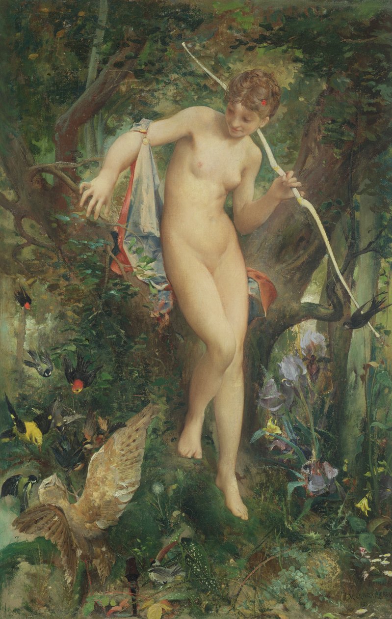 Diana, 1878 od Luc Oliver Merson