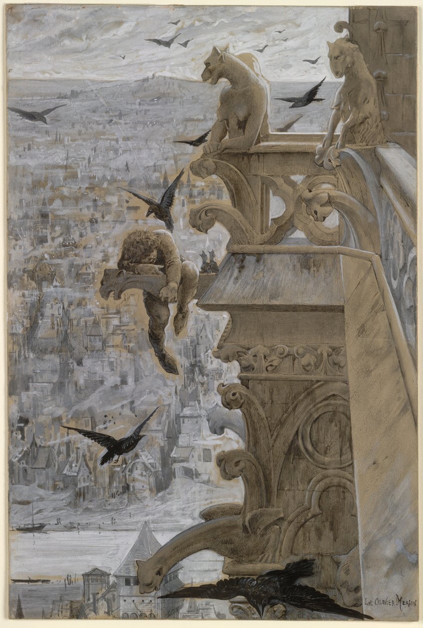 Notre Dame v Paříži od Luc Olivier Merson