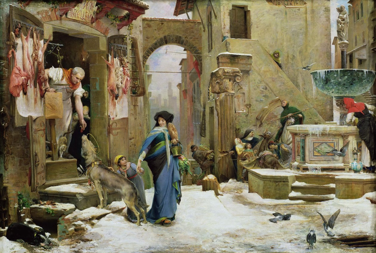 Vlk z Gubbia, 1877. od Luc Olivier Merson