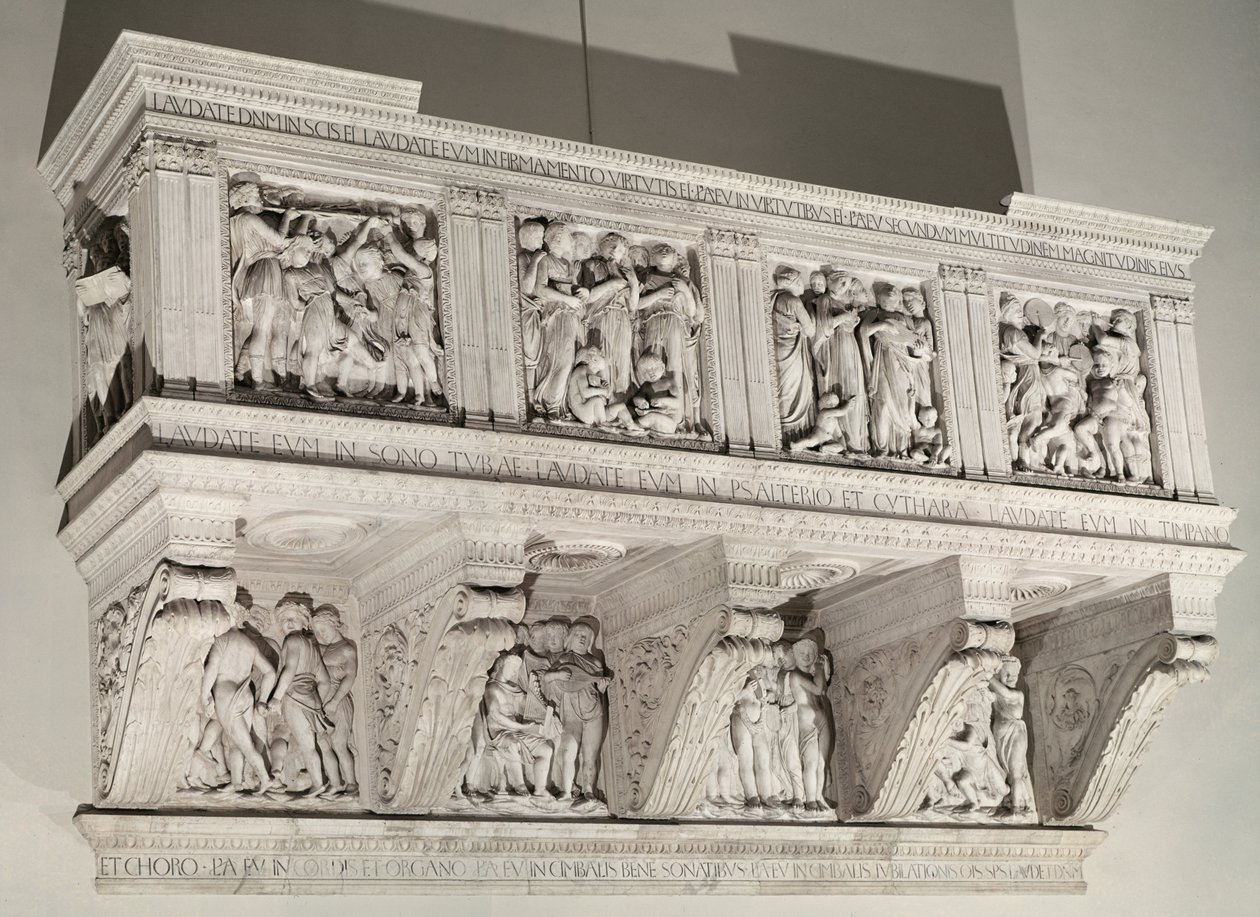 Cantoria, kolem 1431-38 (mramor) od Luca Della Robbia