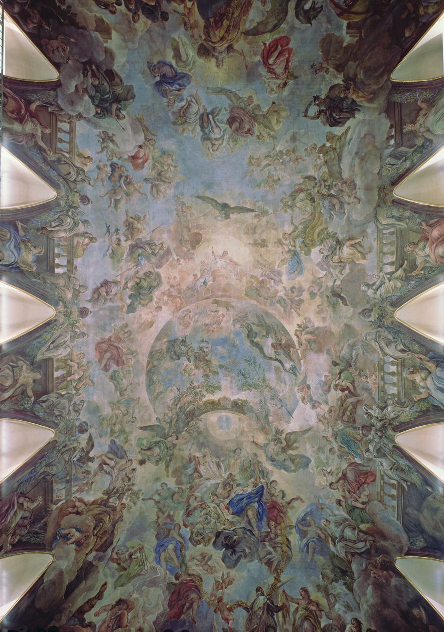 Alegorie zlatého rouna, kolem roku 1697 od Luca Giordano