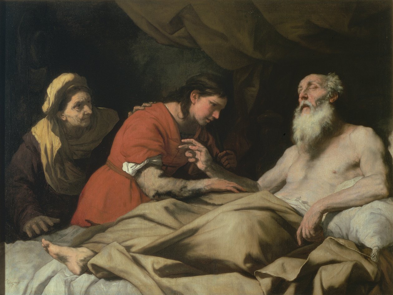 Izák žehná Jákobovi od Luca Giordano