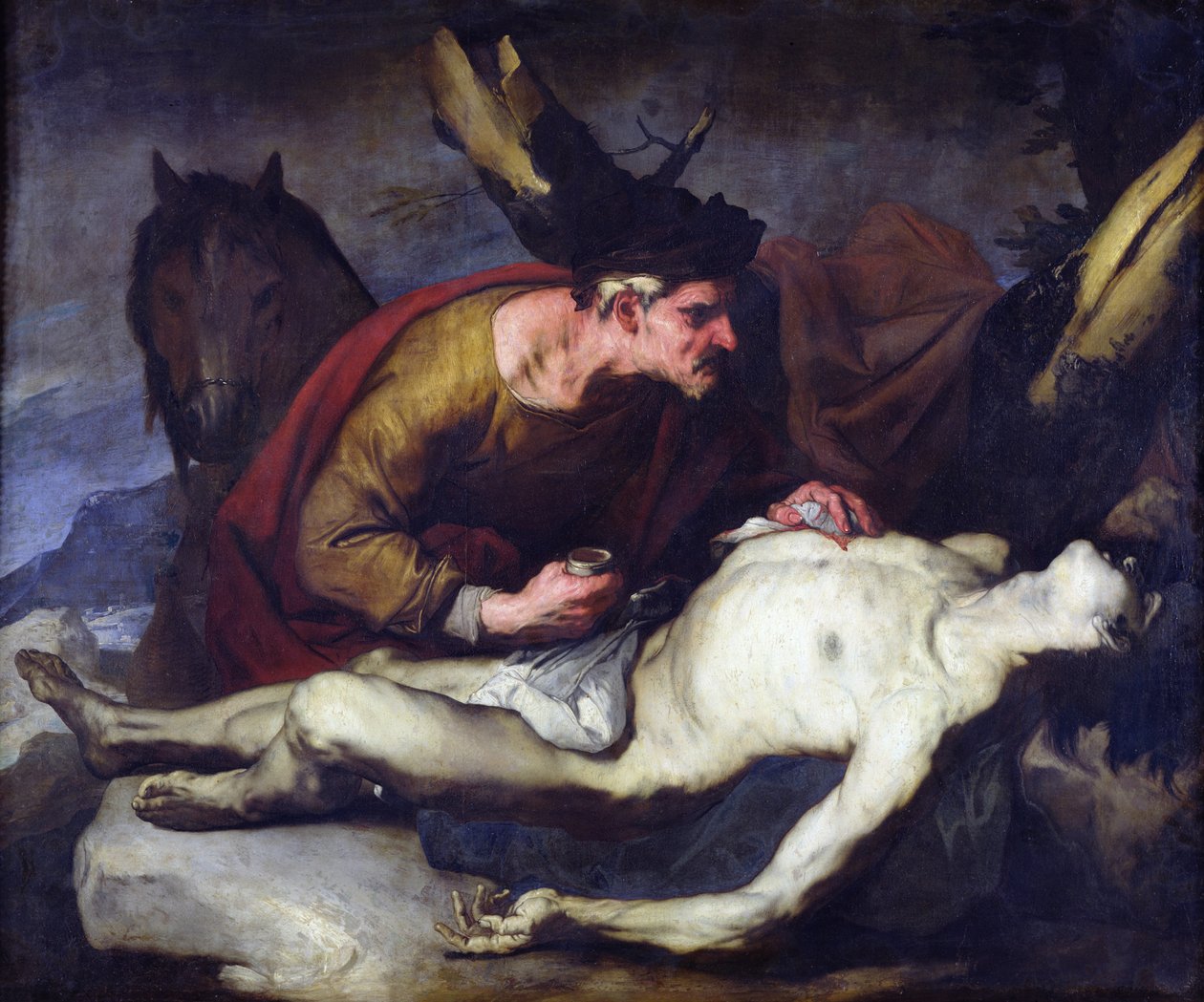Dobrý Samaritán od Luca Giordano