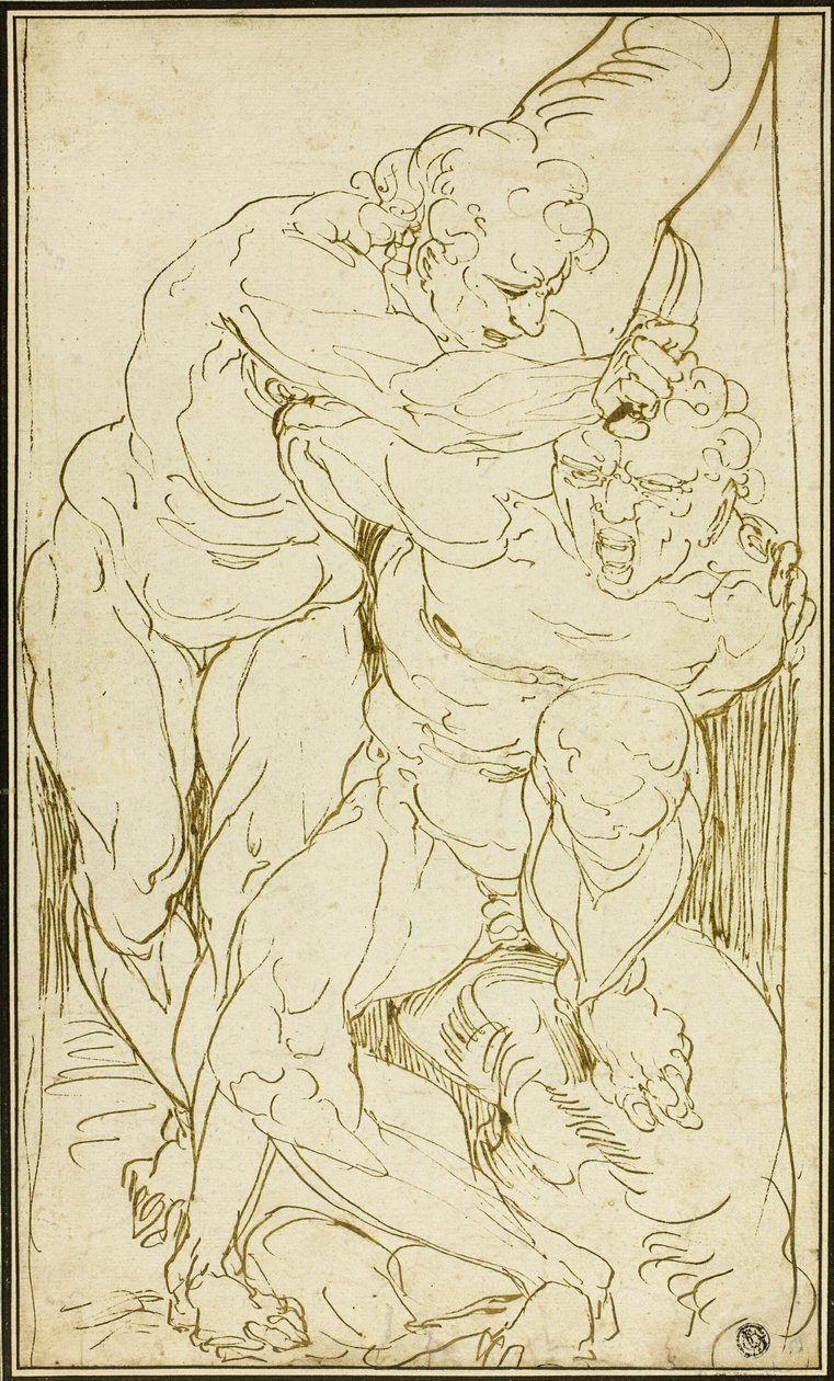 Apollo létající na Marsu od Luca Cambiaso