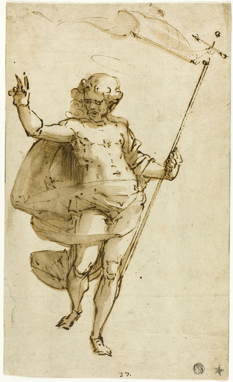 Vzkříšený Kristus od Luca Cambiaso
