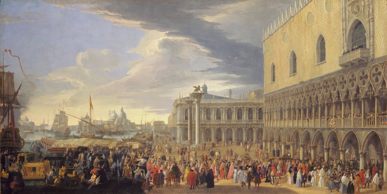Příjezd hraběte z Manchesteru do Benátek, 1707-1710. od Luca Carlevarijs