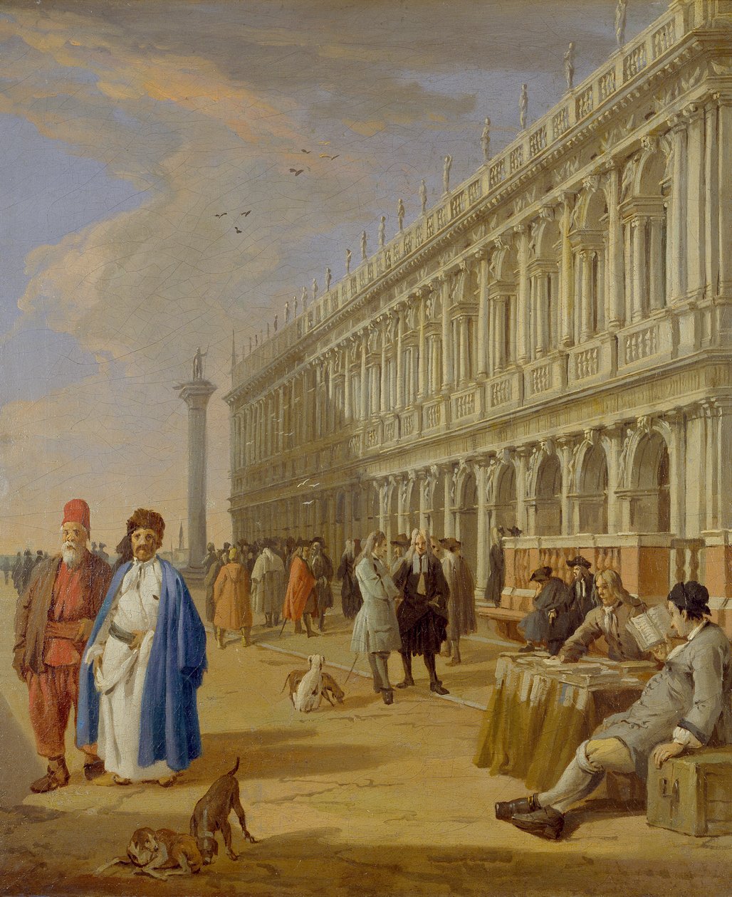 Piazzetta, Benátky, 1720-1729 od Luca Carlevarijs