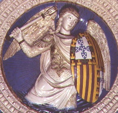 Fortitude, kruhový od Hrobky kardinála Portugalska od Luca Della Robbia