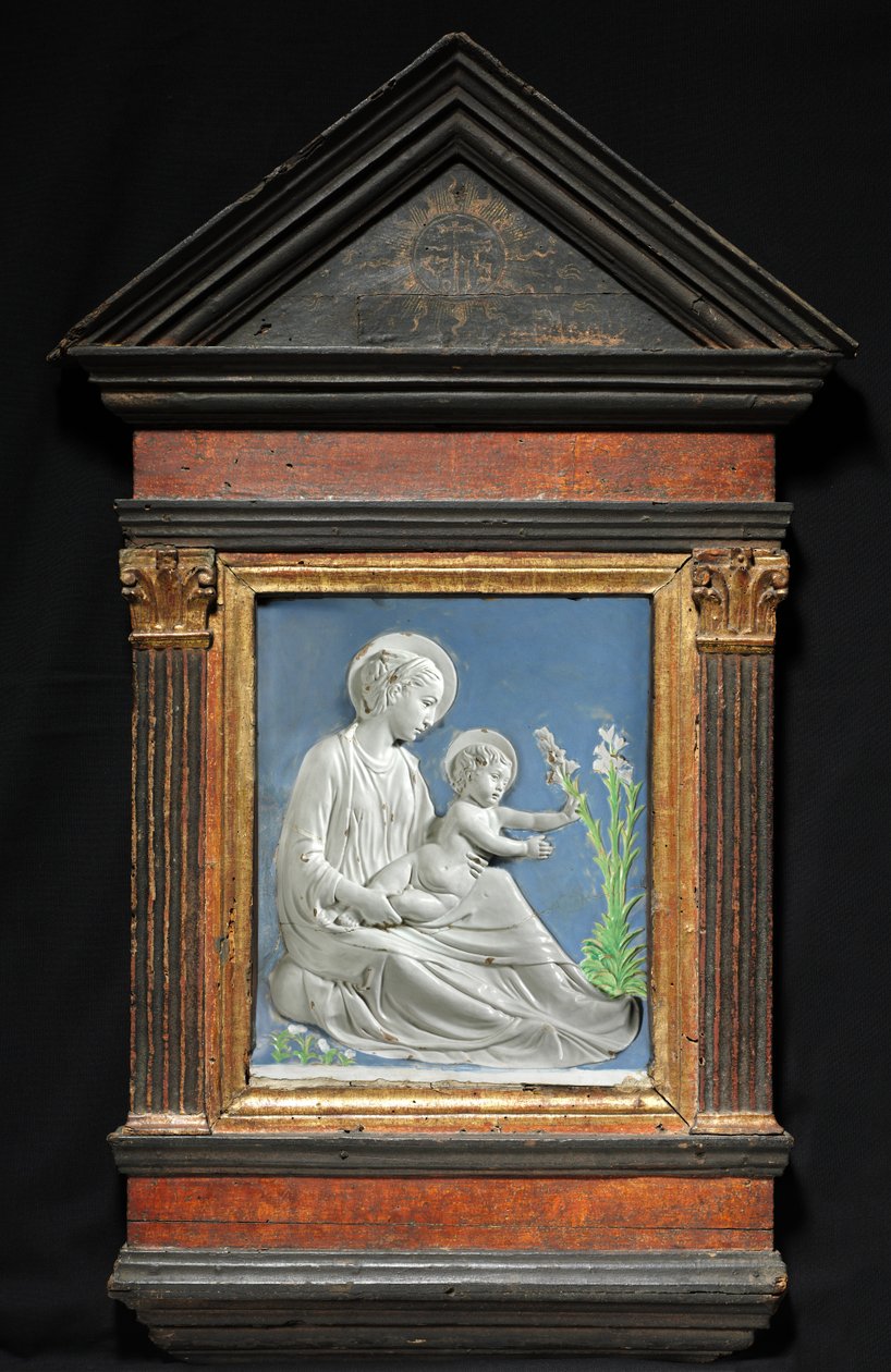 Madonna a dítě, c. 1460-1470. od Luca Della Robbia