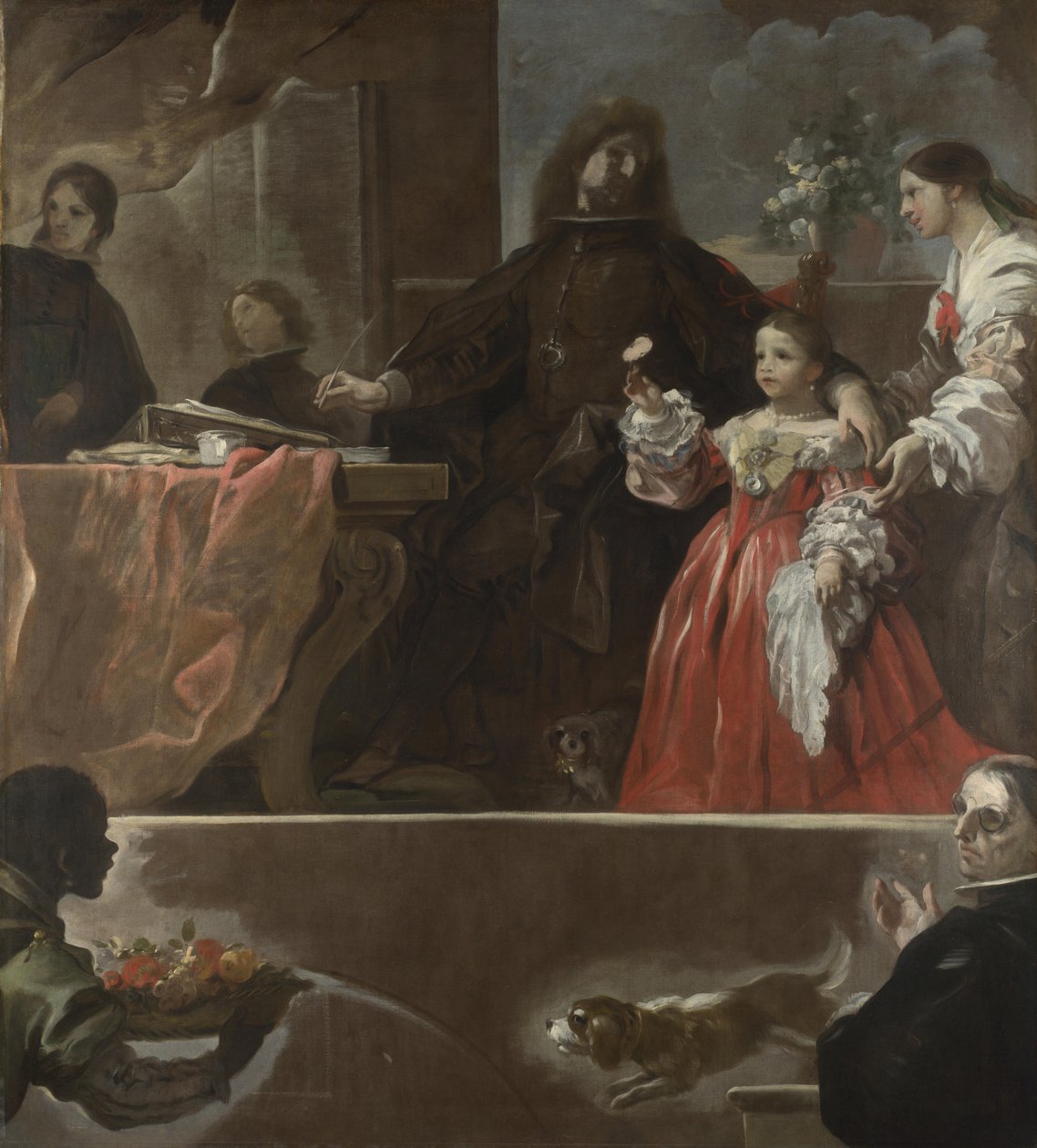 Pocta Velázquezovi, cca 1692-1700. od Luca Giordano