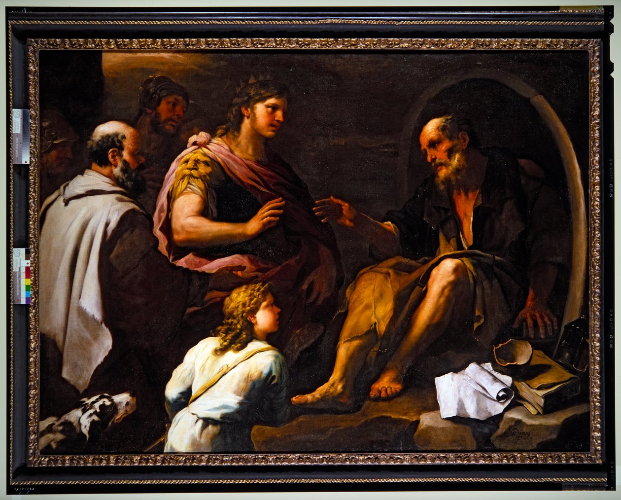 Alexander  Diogenes (obraz) od Luca Giordano