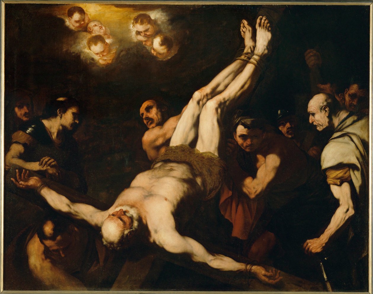 Ukřižování svatého Petra ... (malba na plátně) od Luca Giordano
