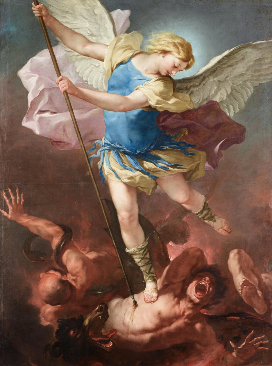 Svatý Michael od Luca Giordano