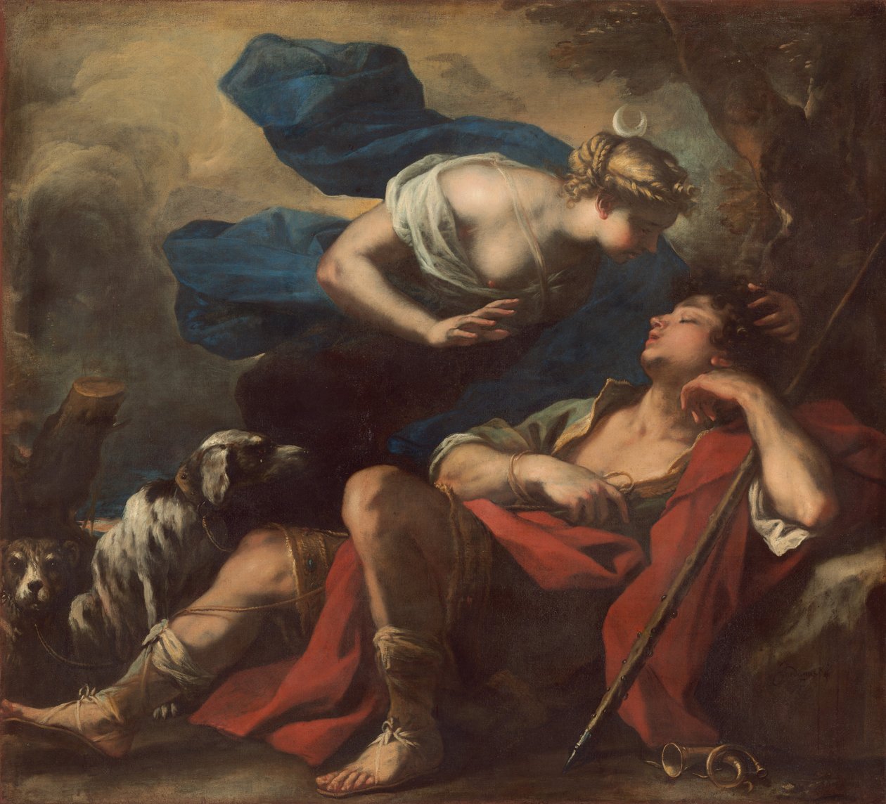 Diana a Endymion od Luca Giordano