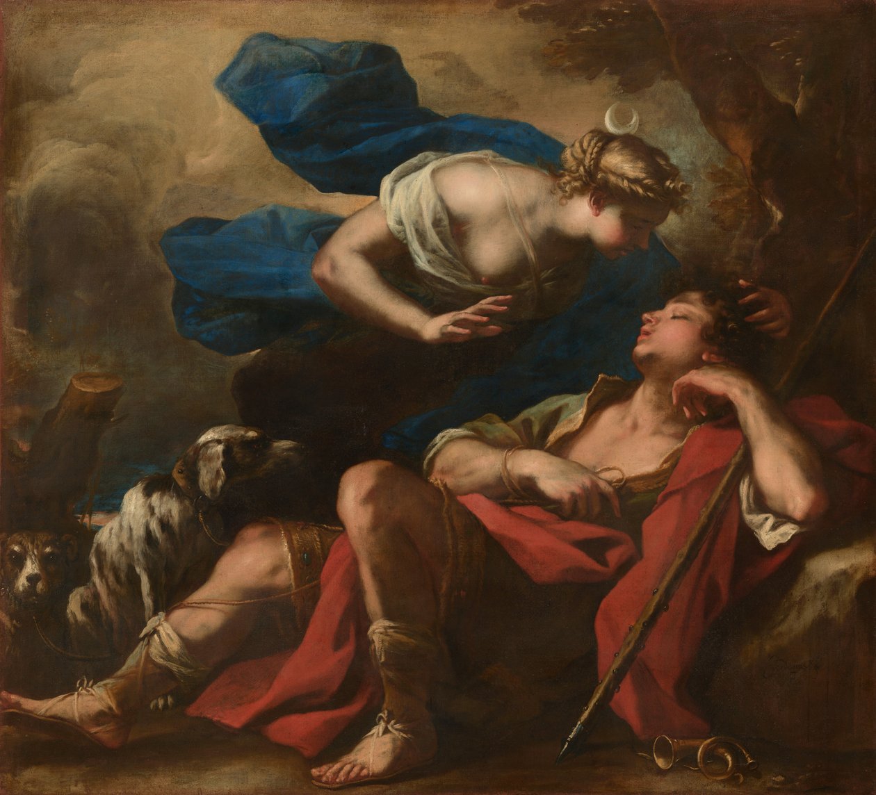 Diana a Endymión od Luca Giordano