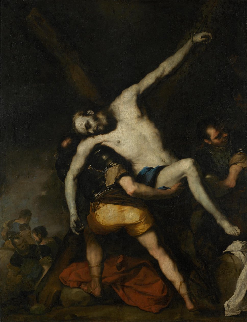Snímání z kříže svatého Ondřeje od Luca Giordano