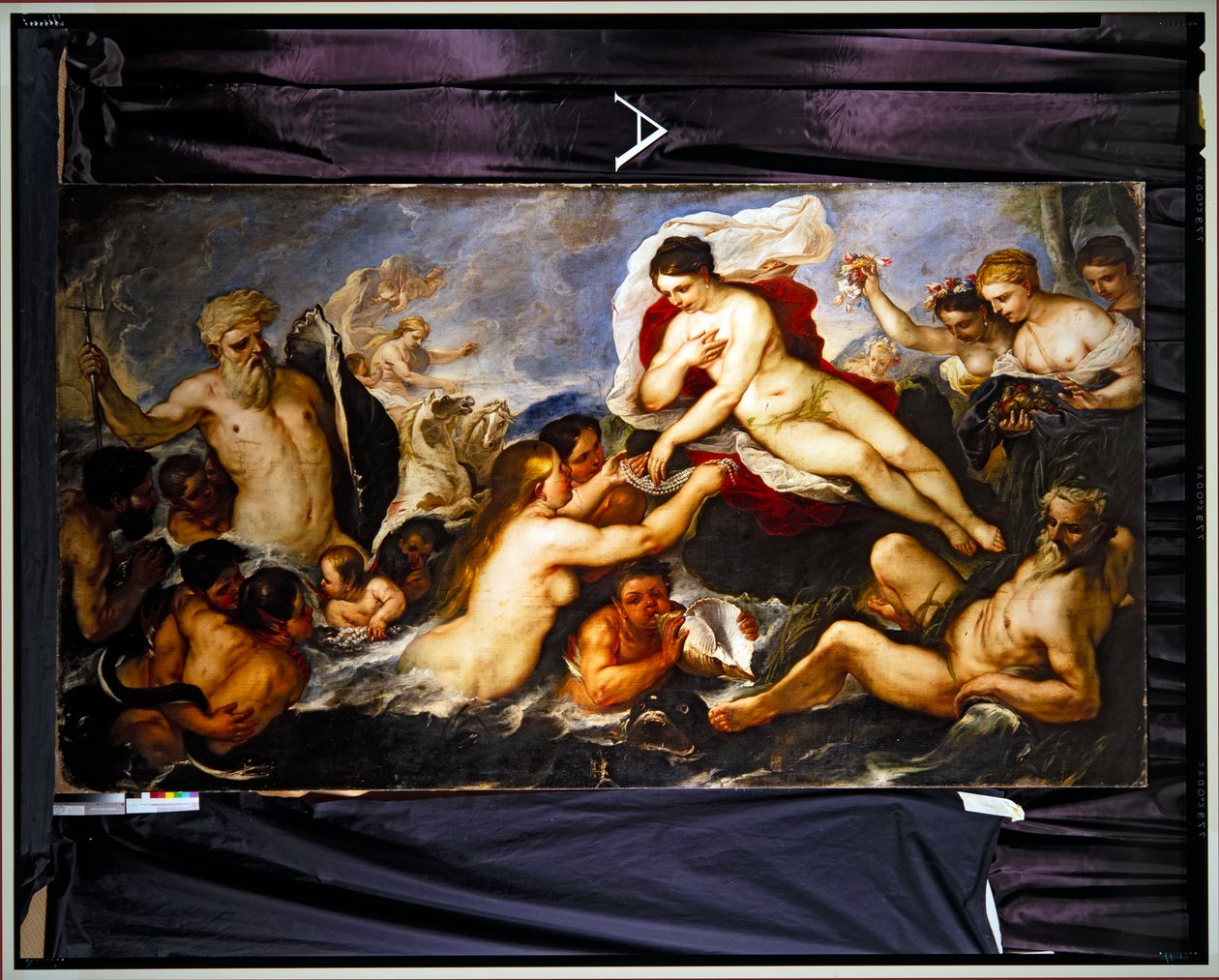 Neptun a Amfitríta (olej na plátně) od Luca Giordano