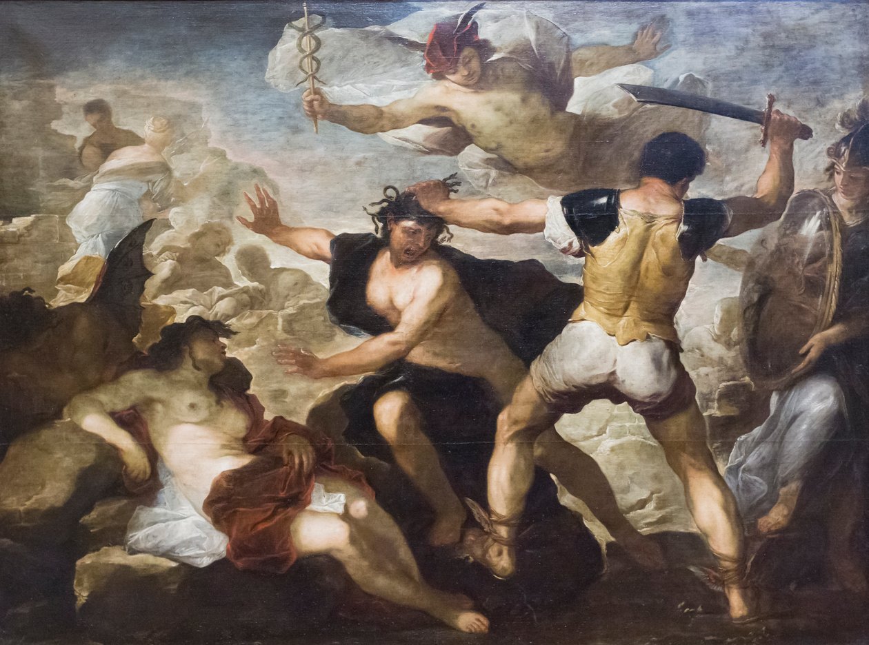 Perseus sťal Medúzu od Luca Giordano