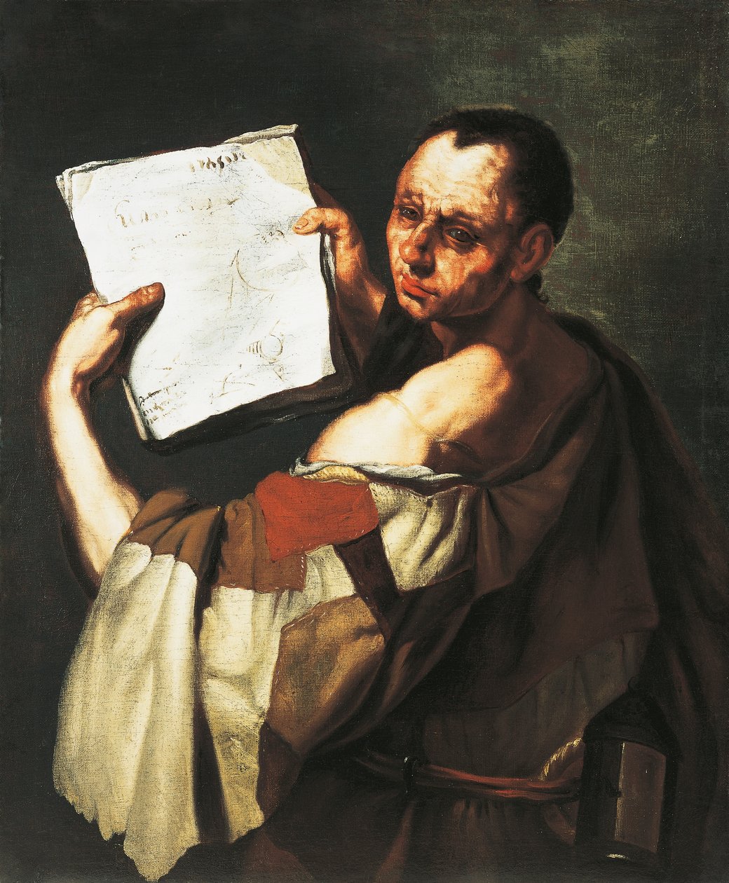 Filozof nebo svatý (olej na plátně) od Luca Giordano