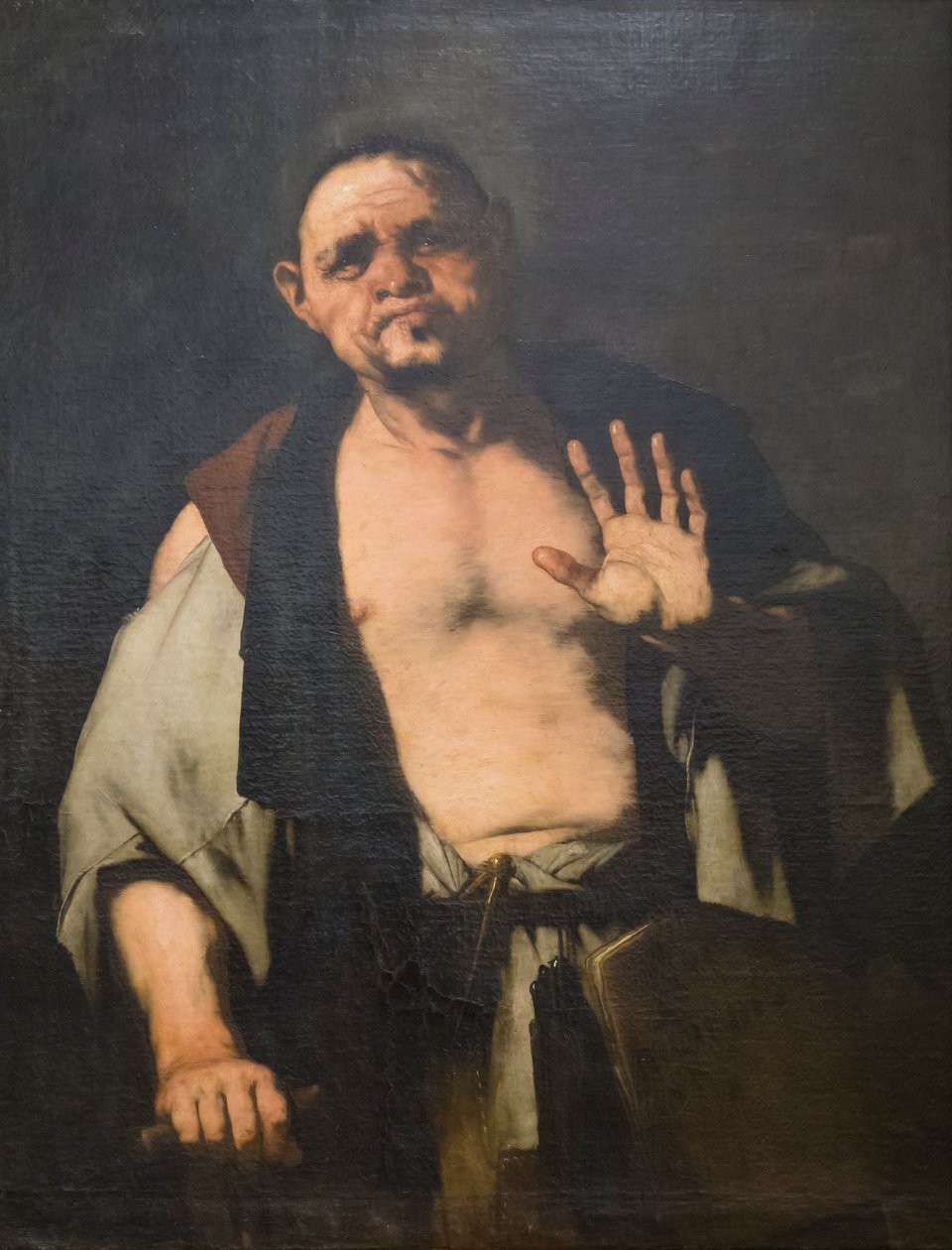 Portrét mistra stavitele (Crates) od Luca Giordano
