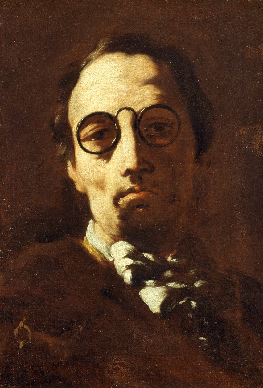 Autoportrét, Luca Giordano (1634-1705), olej na plátně, 46,8x35,3 cm od Luca Giordano