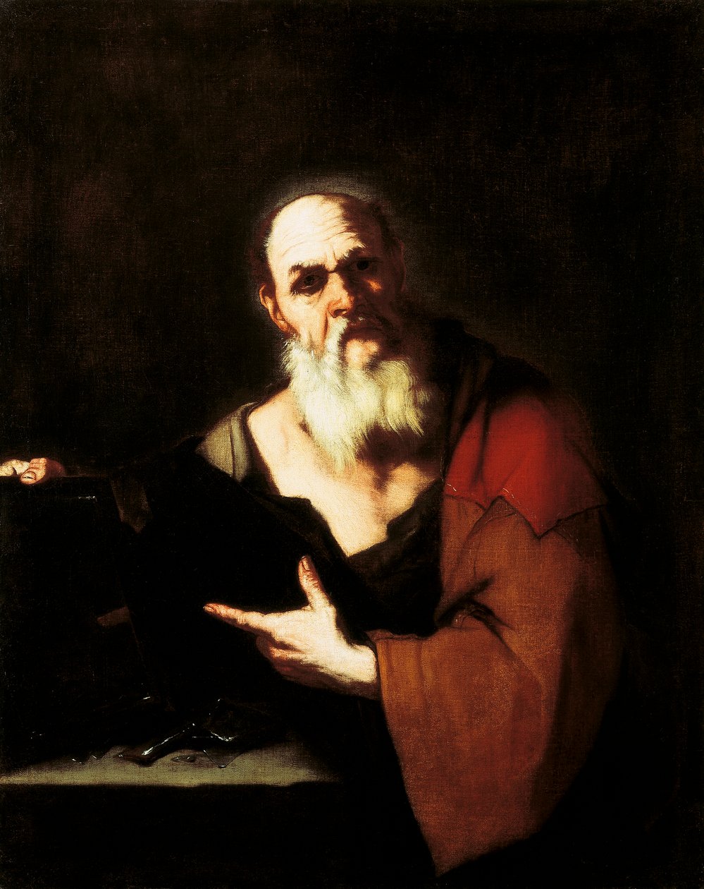Sokrates, od Lucy Giordana (1634-1705), olej na plátně od Luca Giordano