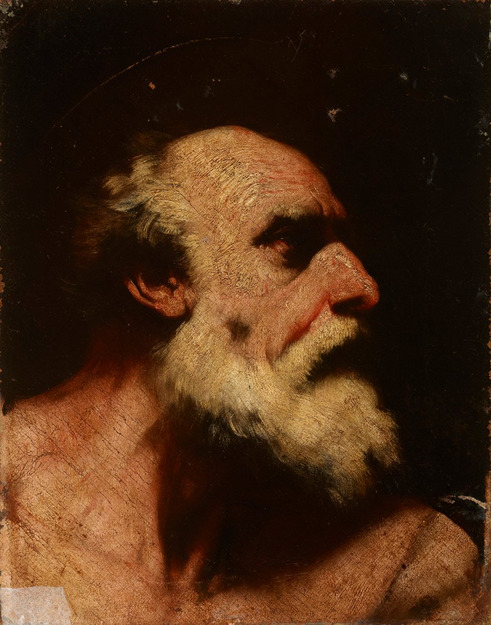 Svatý Bartoloměj (detail obrazu) od Luca Giordano