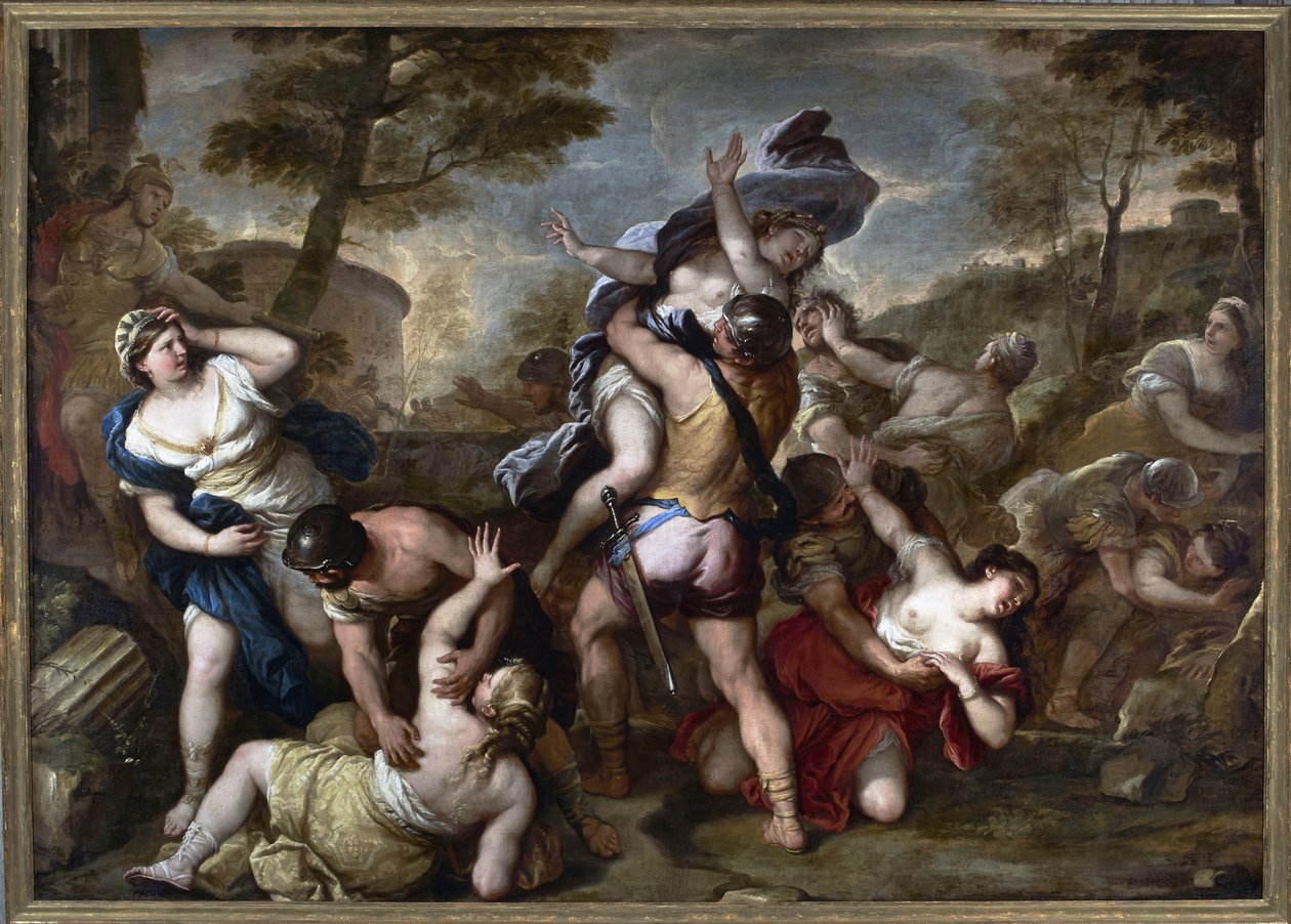 The Abduction Of Sabines (olej na plátně od Luca Giordano