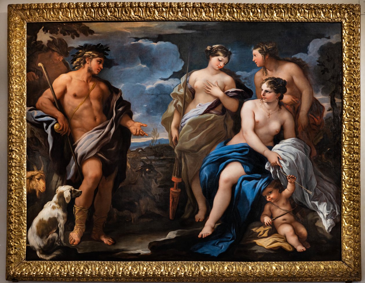 Soud v Paříži, druhá polovina 17. století (olej na plátně) od Luca Giordano