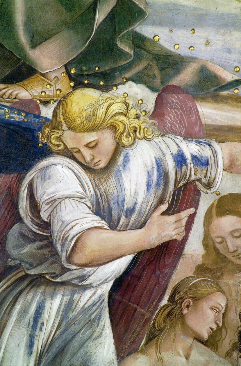 Vyvolení, z cyklu fresek Poslední soud od Luca Signorelli