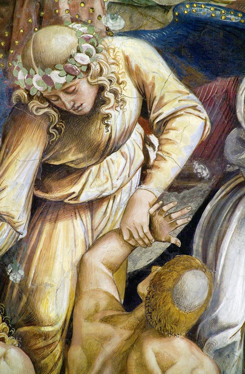 Vyvolení, z cyklu fresek Poslední soud od Luca Signorelli