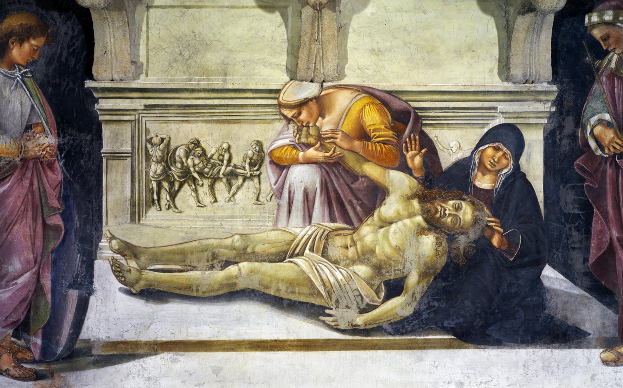 Nářek nad mrtvým Kristem od Luca Signorelli