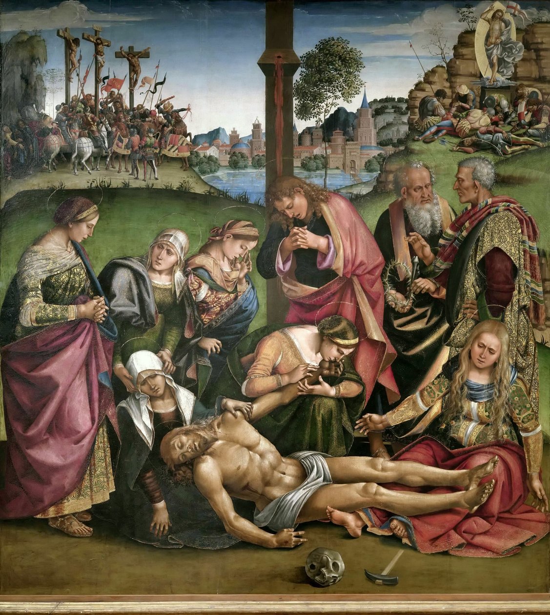 Lamentation over the Dead Christ, 1502.    1195779   cs       czech Successfully Translated  Original: Herkules med hesperidernes gyldne æbler Translat: Herkules med hesperidernes gyldne æbler 1269972 cs czech Successfully Translated Original: Fresh Gather od Luca Signorelli