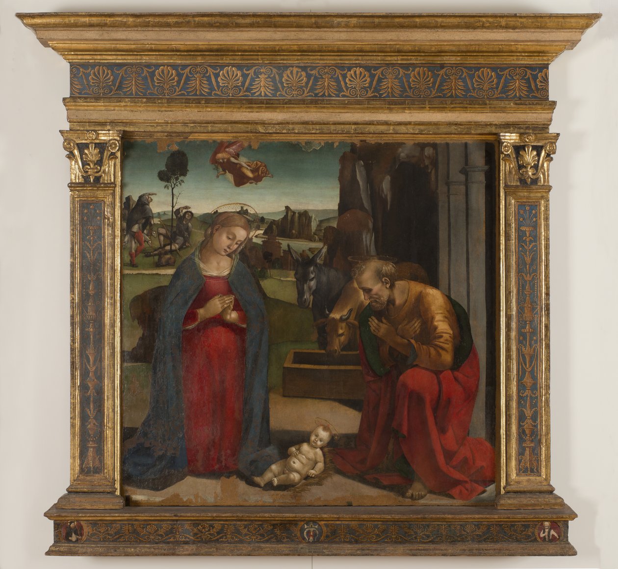 Narození Ježíše, 1497-98 od Luca Signorelli