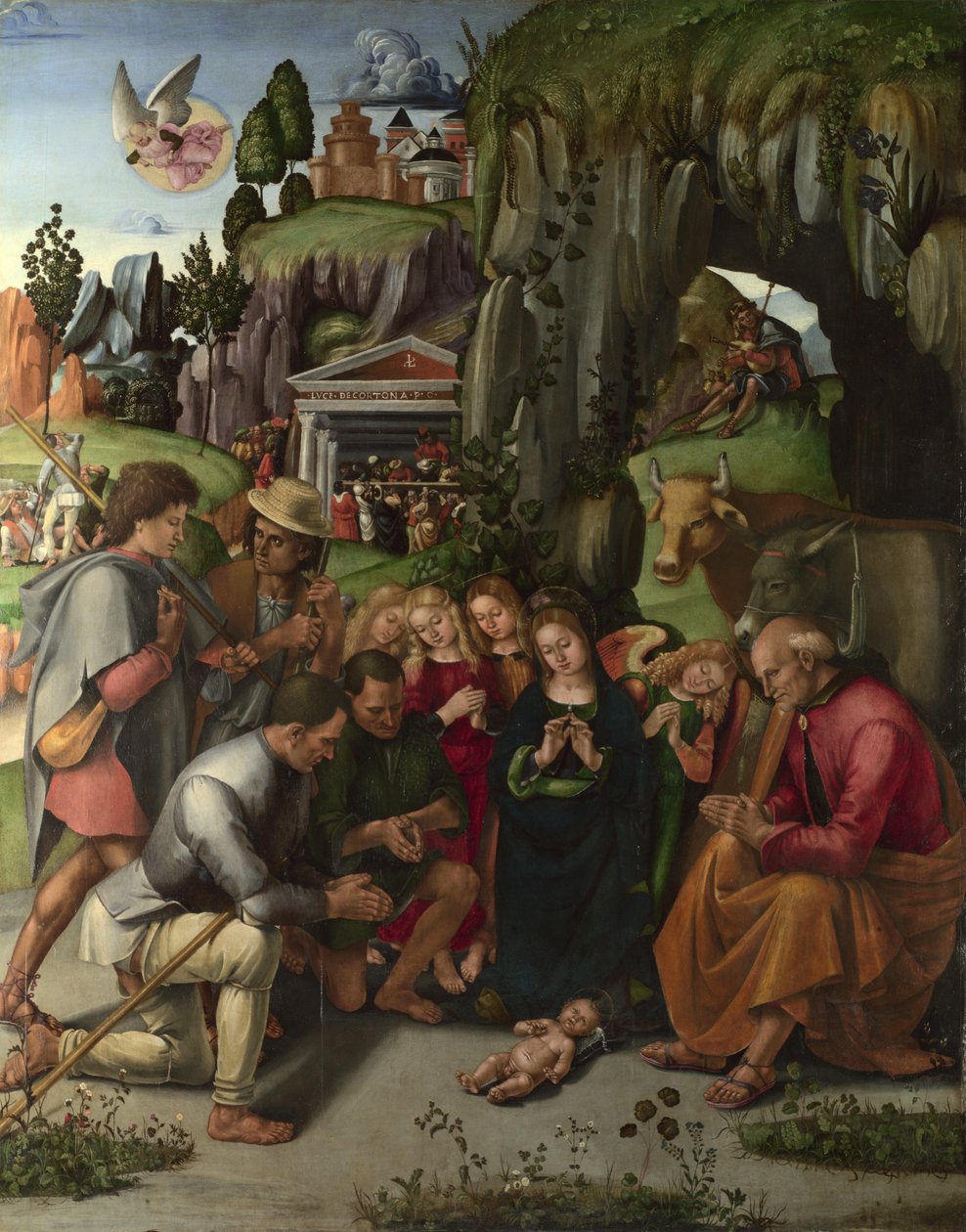 Klanění pastýřů, c. 1496 od Luca Signorelli
