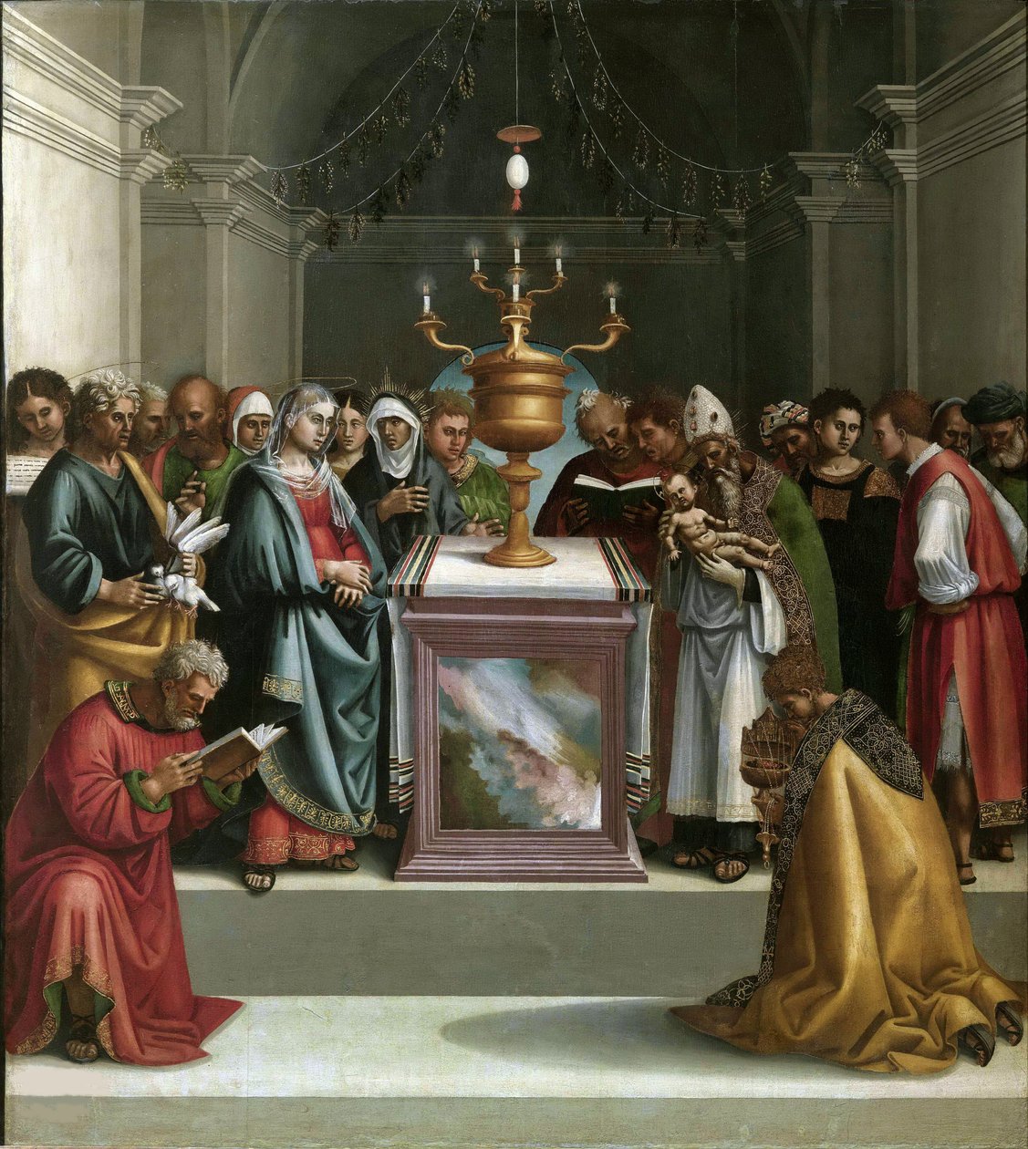 Prezentace v chrámu, cca 1521. od Luca Signorelli