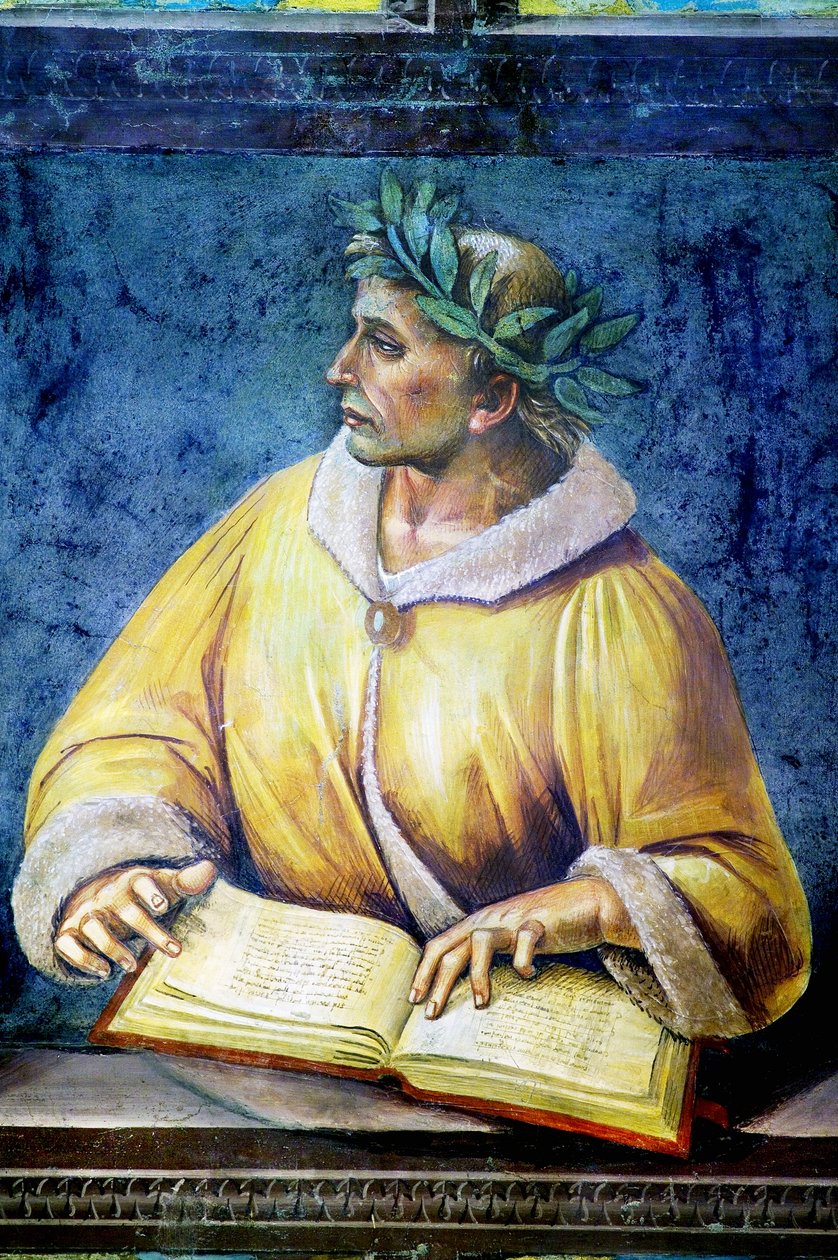 Vergilius, portrét z cyklu Illustrious people od Luca Signorelli