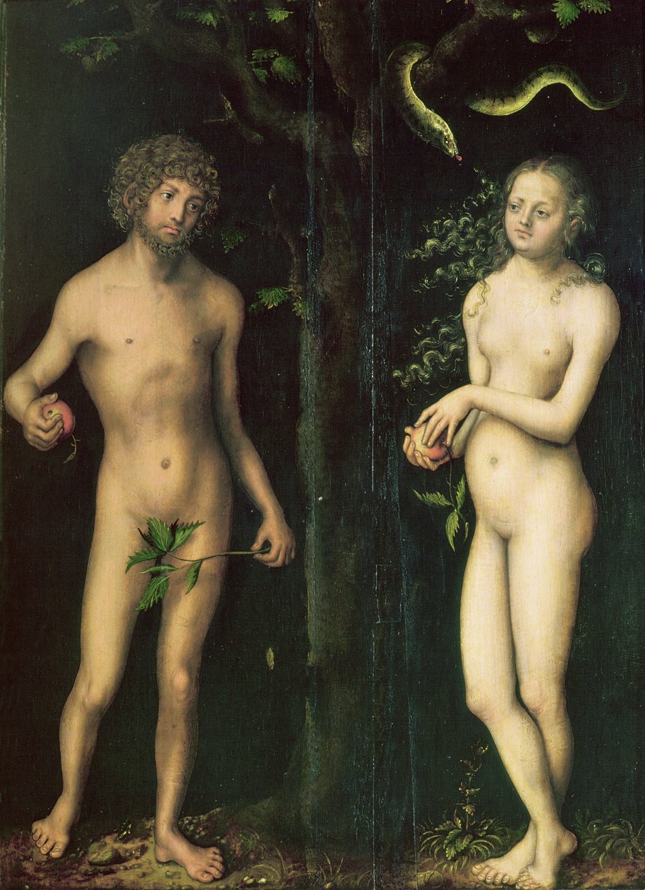Adam a Eva od Lucas Cranach the Elder