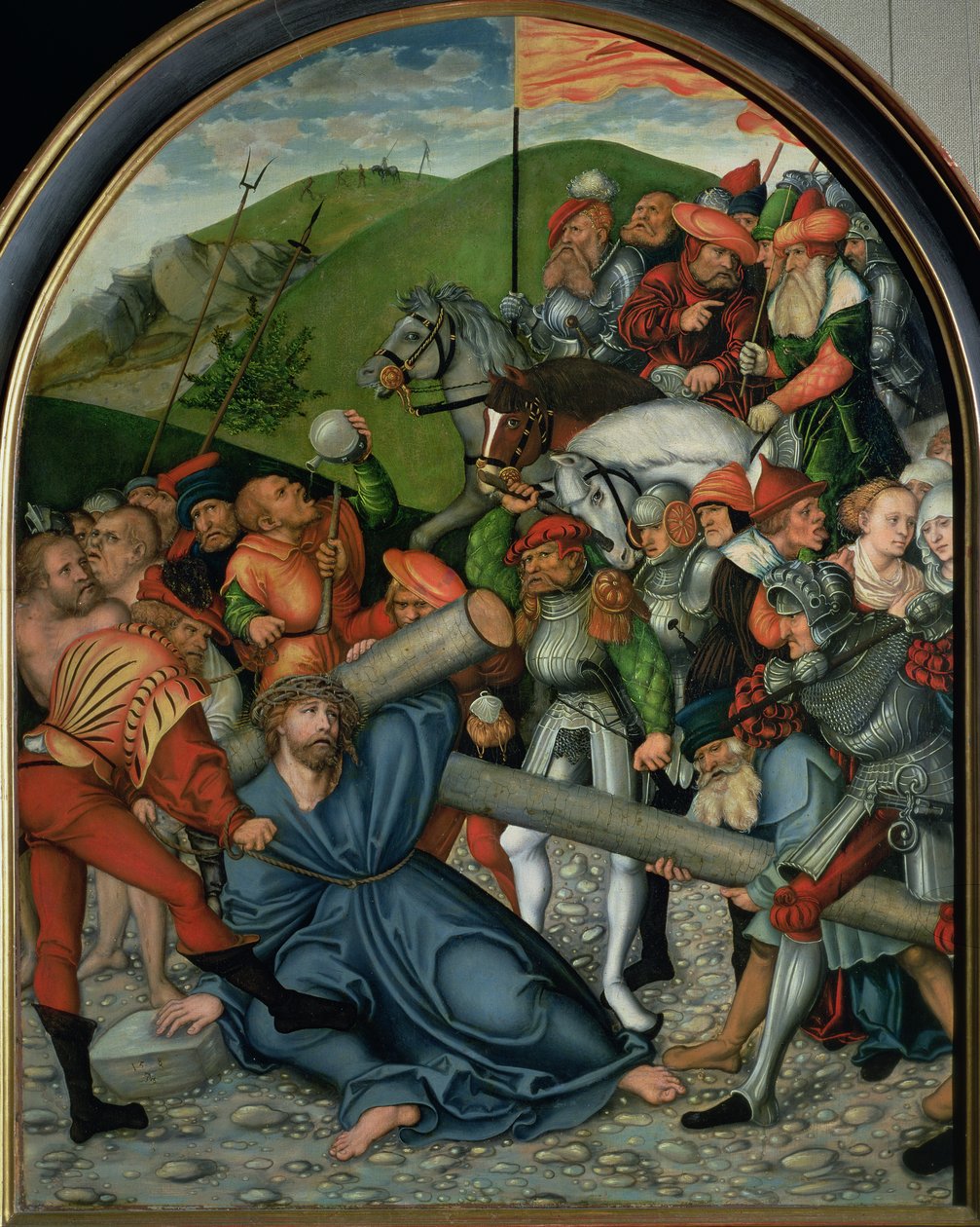 Kristus nesoucí kříž, 1538 (panel) od Lucas Cranach the Elder