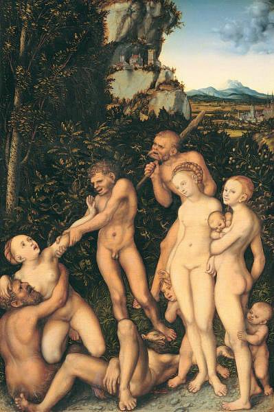 Plody žárlivosti od Lucas Cranach the Elder