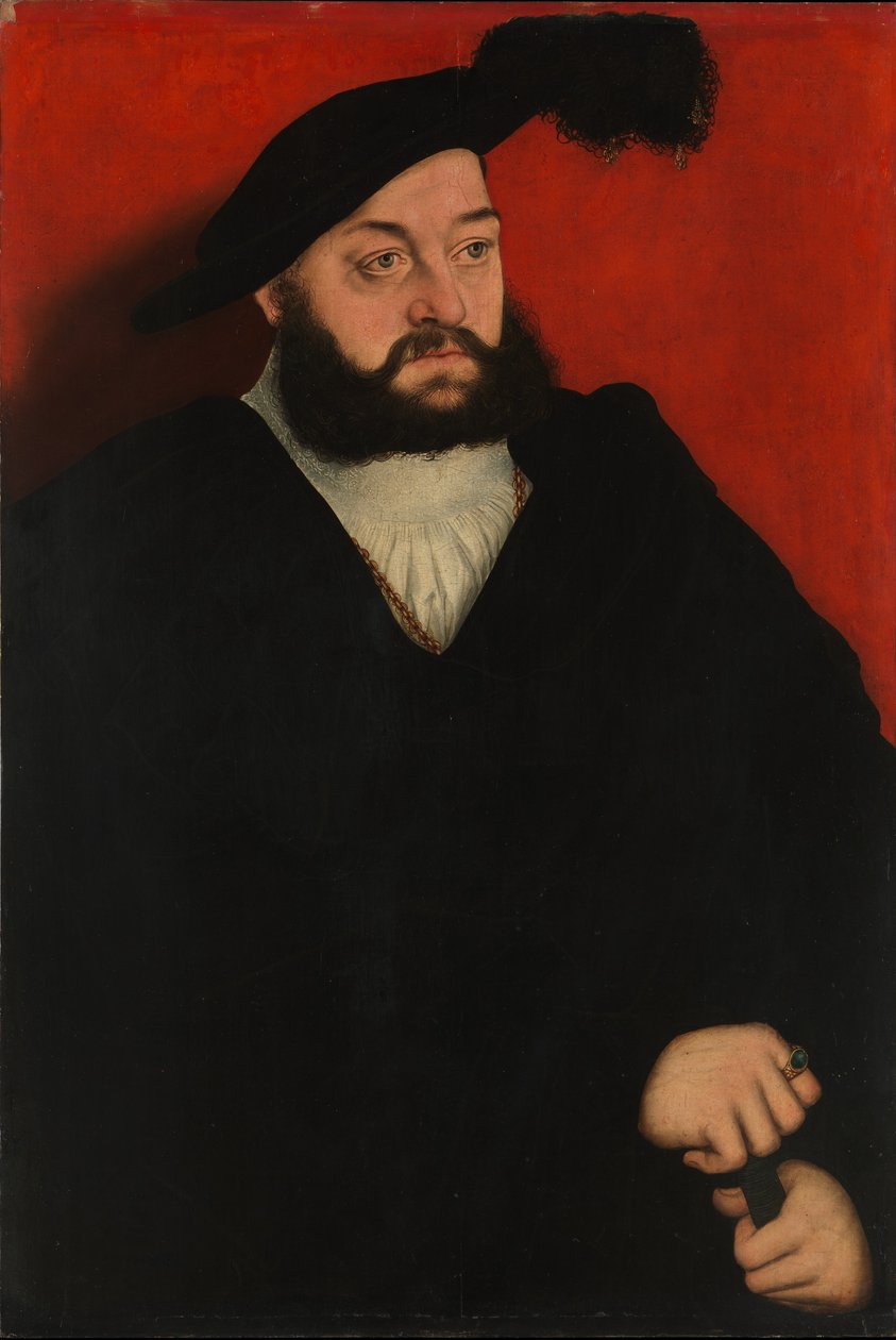 Johann mladší, dědičný princ Saska od Lucas Cranach the Elder