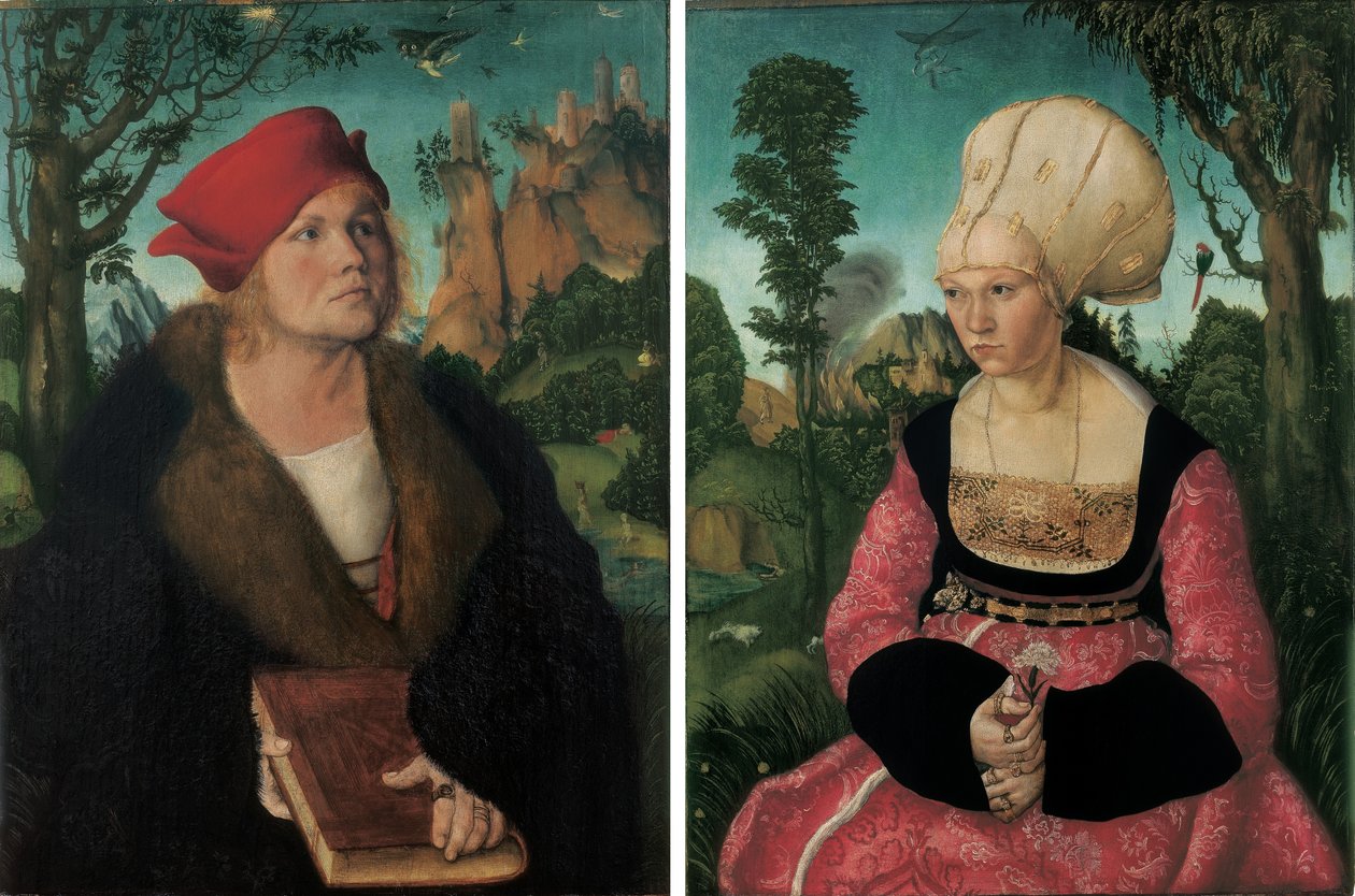 Johannes a Anna Cuspinianovi od Lucas Cranach the Elder