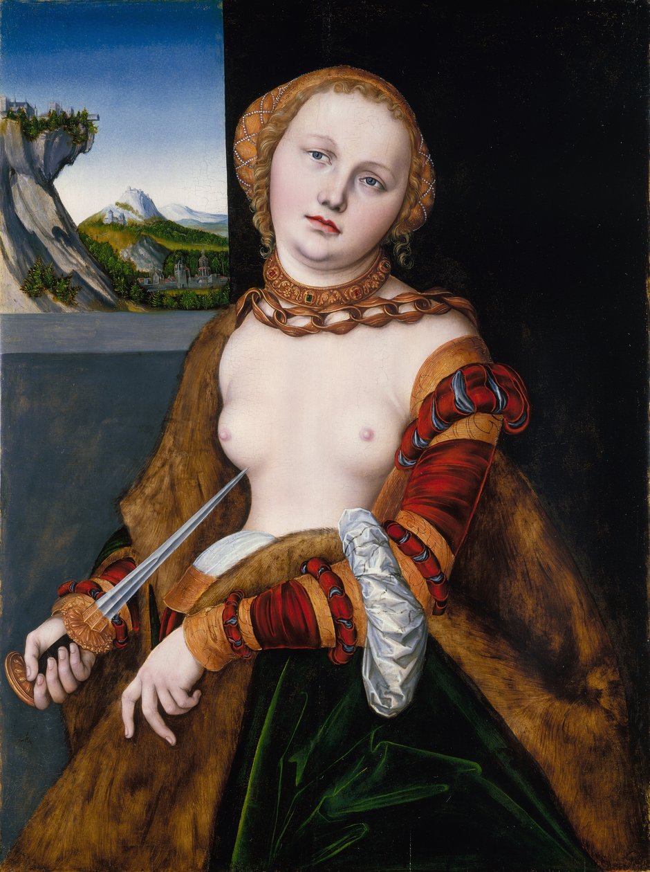 Lucretia od Lucas Cranach the Elder