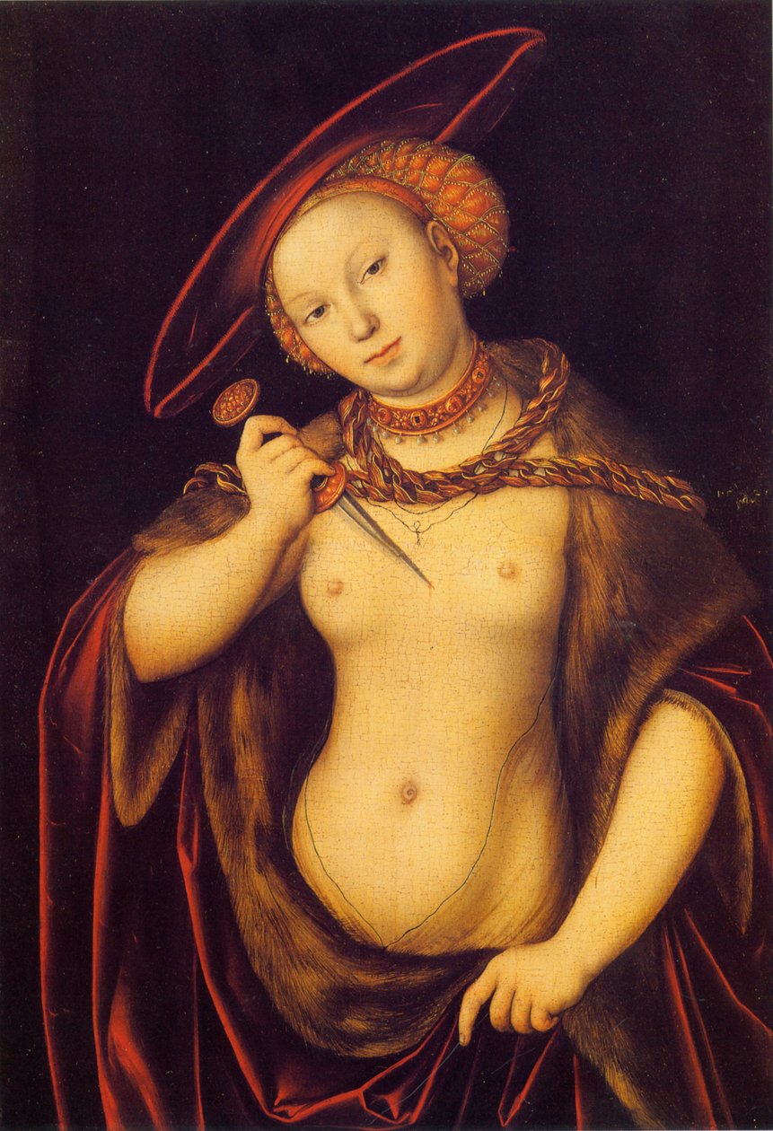 Lucretia od Lucas Cranach the Elder