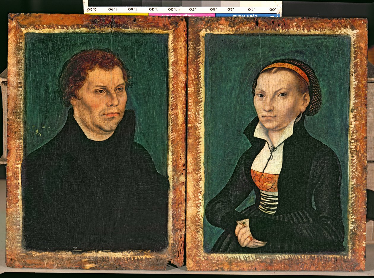 Martin Luther, Katharina von Bora, kolem 1526 od Lucas Cranach the Elder