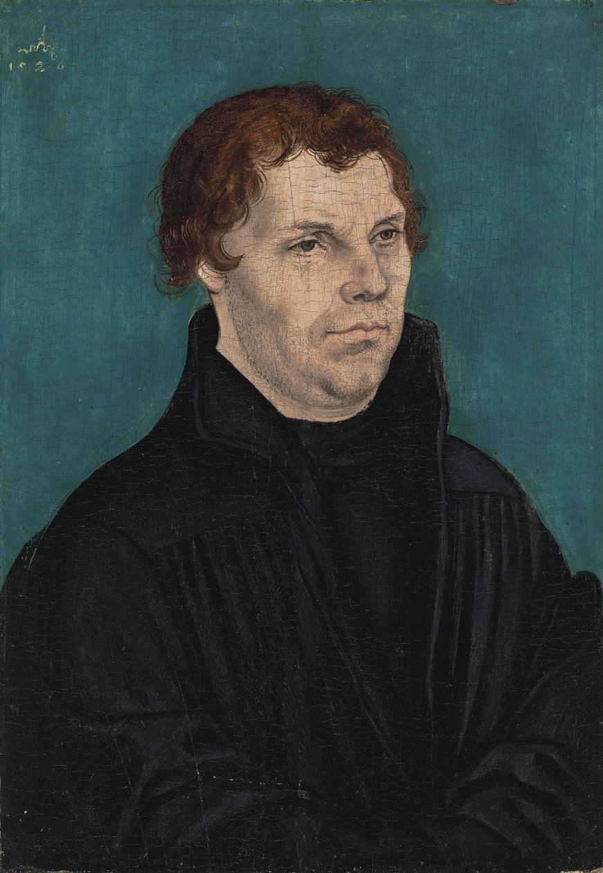 Portrét Martina Luthera od Lucas Cranach the Elder