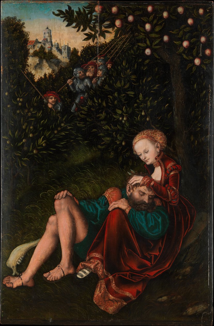 Samson a Delilah od Lucas Cranach the Elder