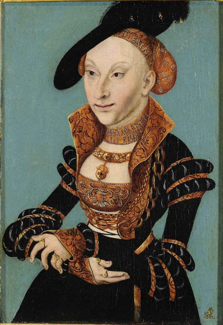 Sybille z Cleve od Lucas Cranach the Elder