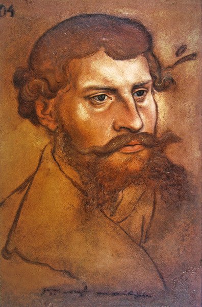 Ernest I., vévoda z Brunswick-Lueneburgu (pastelka a wc) od Lucas Cranach the Elder